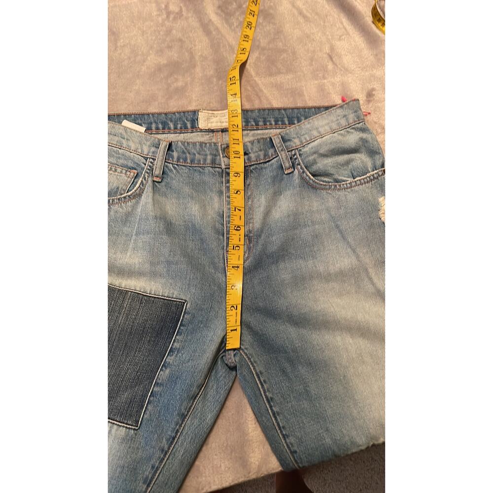 CURRENT/ELLIOTT PATCHED JEANS RARE - Picture 6 of 7